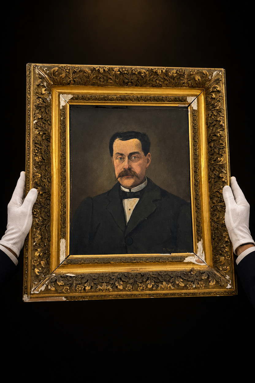 Philippe Parrot-Lecomte Portrait of a Gentleman